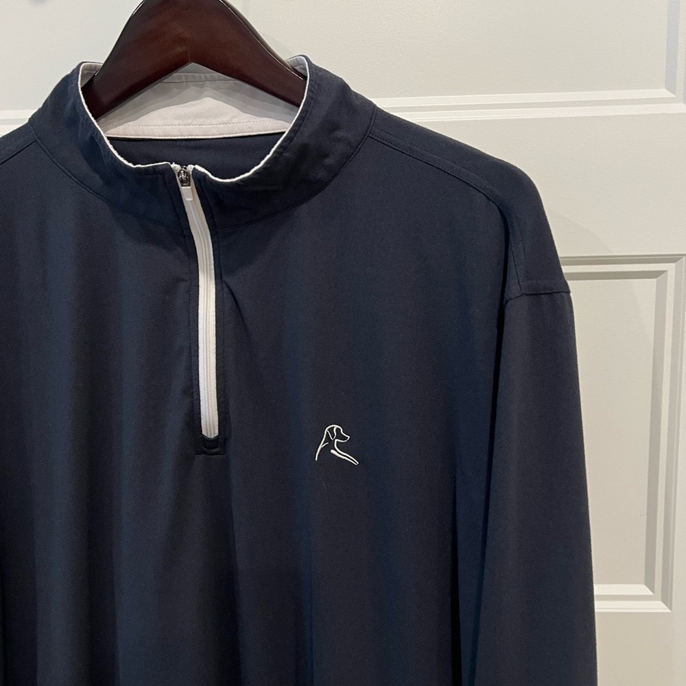 Rhoback Performance Quarter Zip Pullover Black- M… - image 3